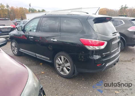 2014 Nissan Pathfinder Platinum from USA, damaged, VIN 5N1AR2MM3EC704875